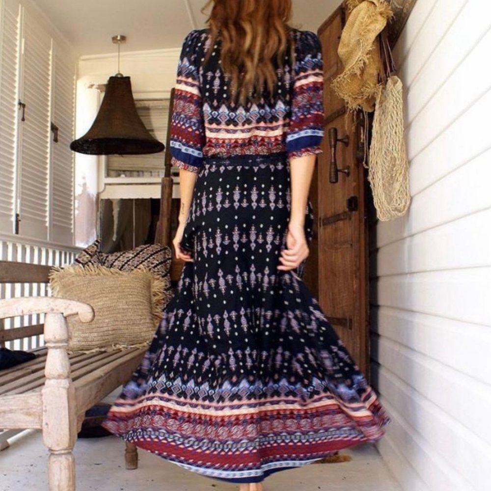 Beautiful Boho Maxi Dress - Picture 2 of 5